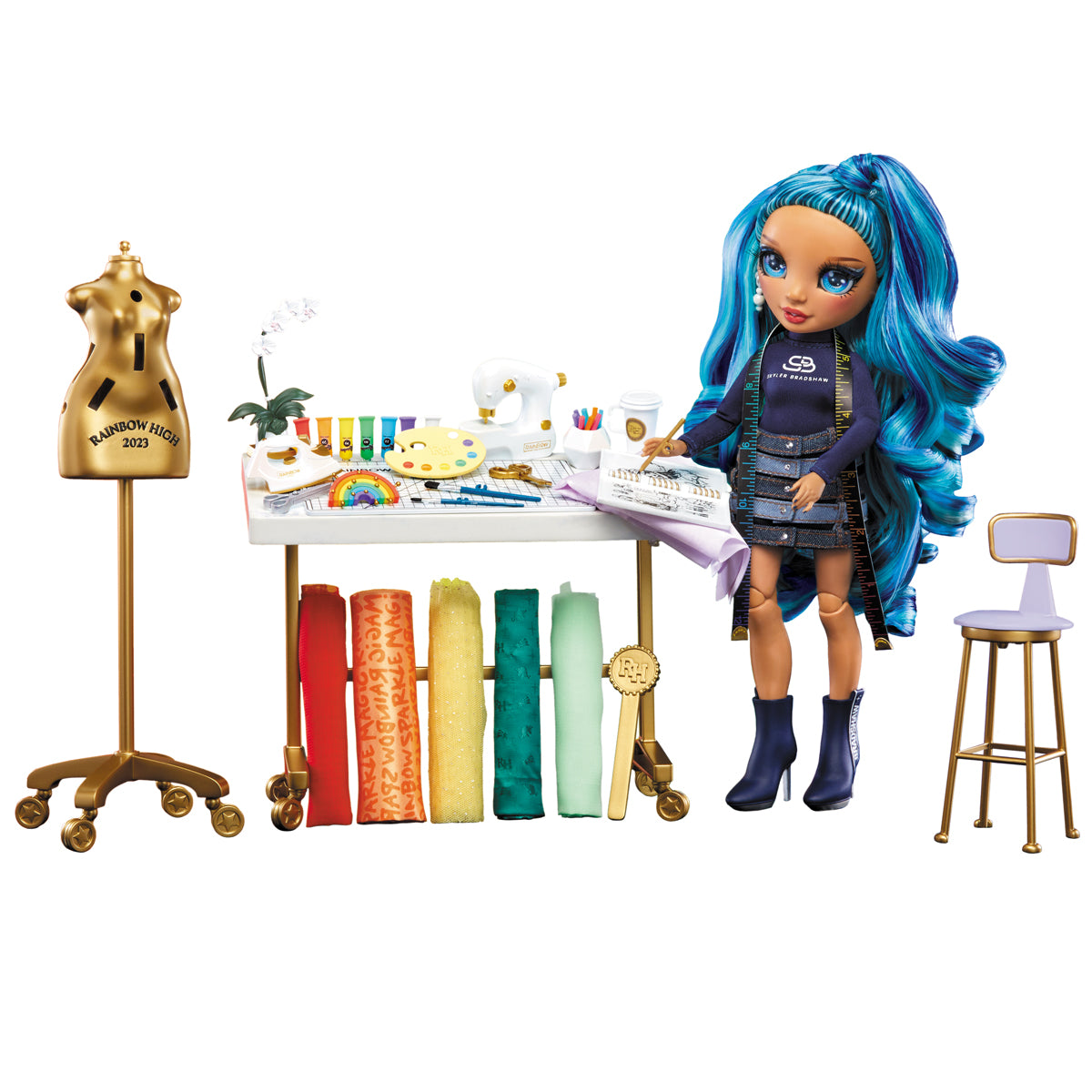 Rainbow High Fashion Studio Dream and Design Playset with Doll