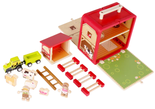 Edufun Wooden Farm Playset