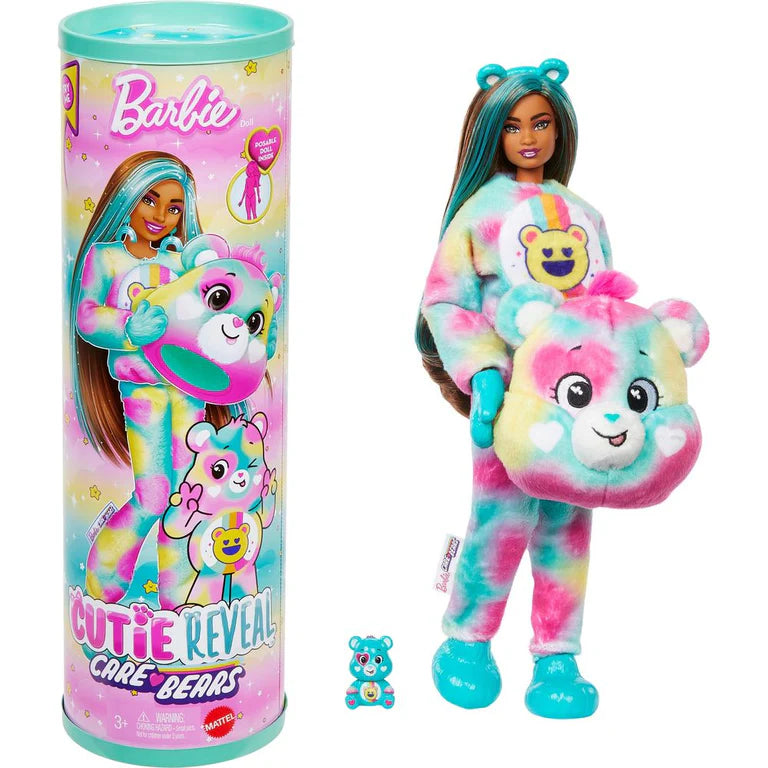 Barbie Cutie Reveal Care Bears Surprise Doll Series 2 - Teal