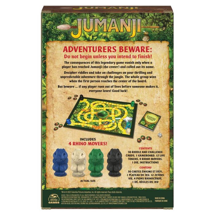 Ready To Roll Jumanji Travel Game