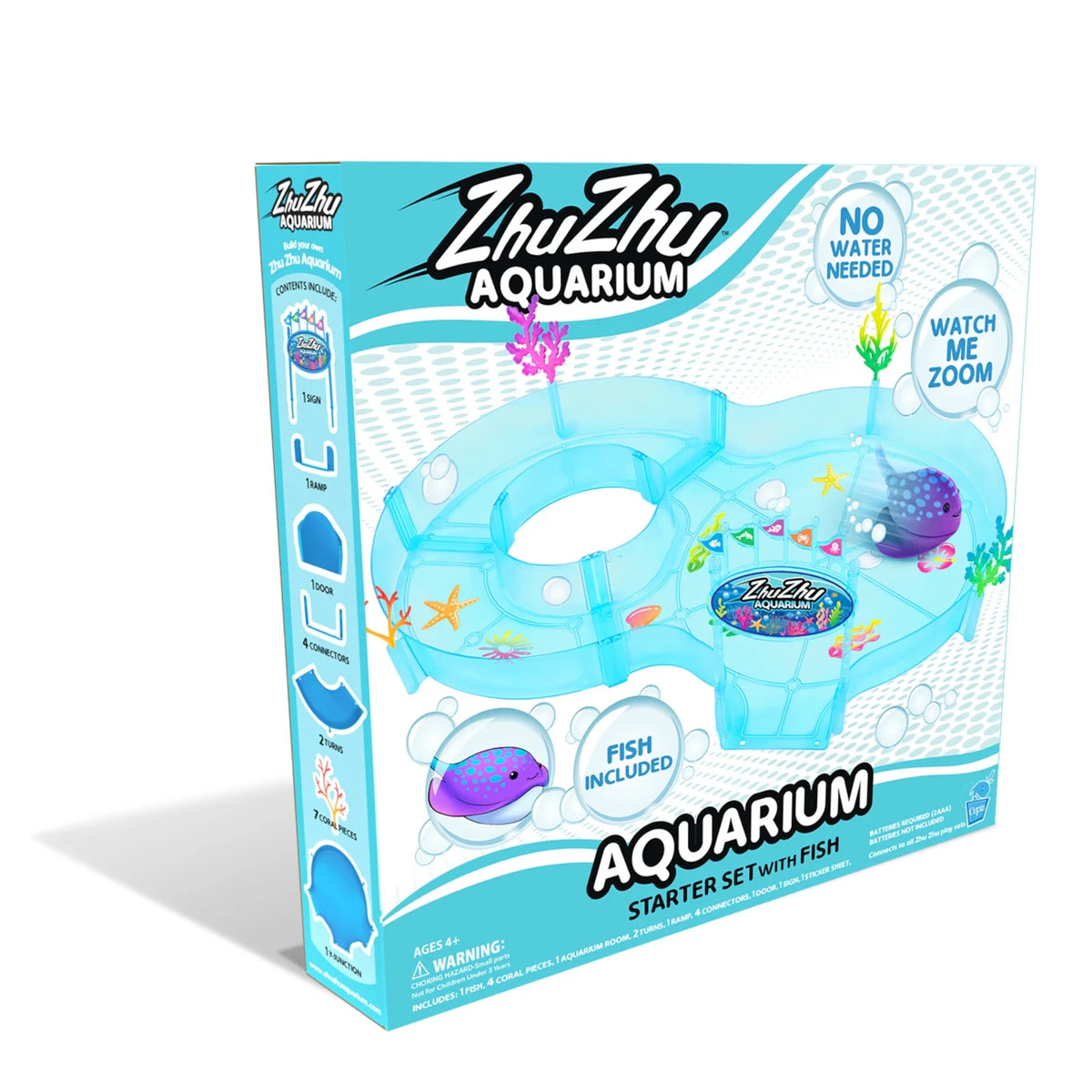 Zhu Zhu Aquarium Starter Set with Fish req 2 x AAA batteries