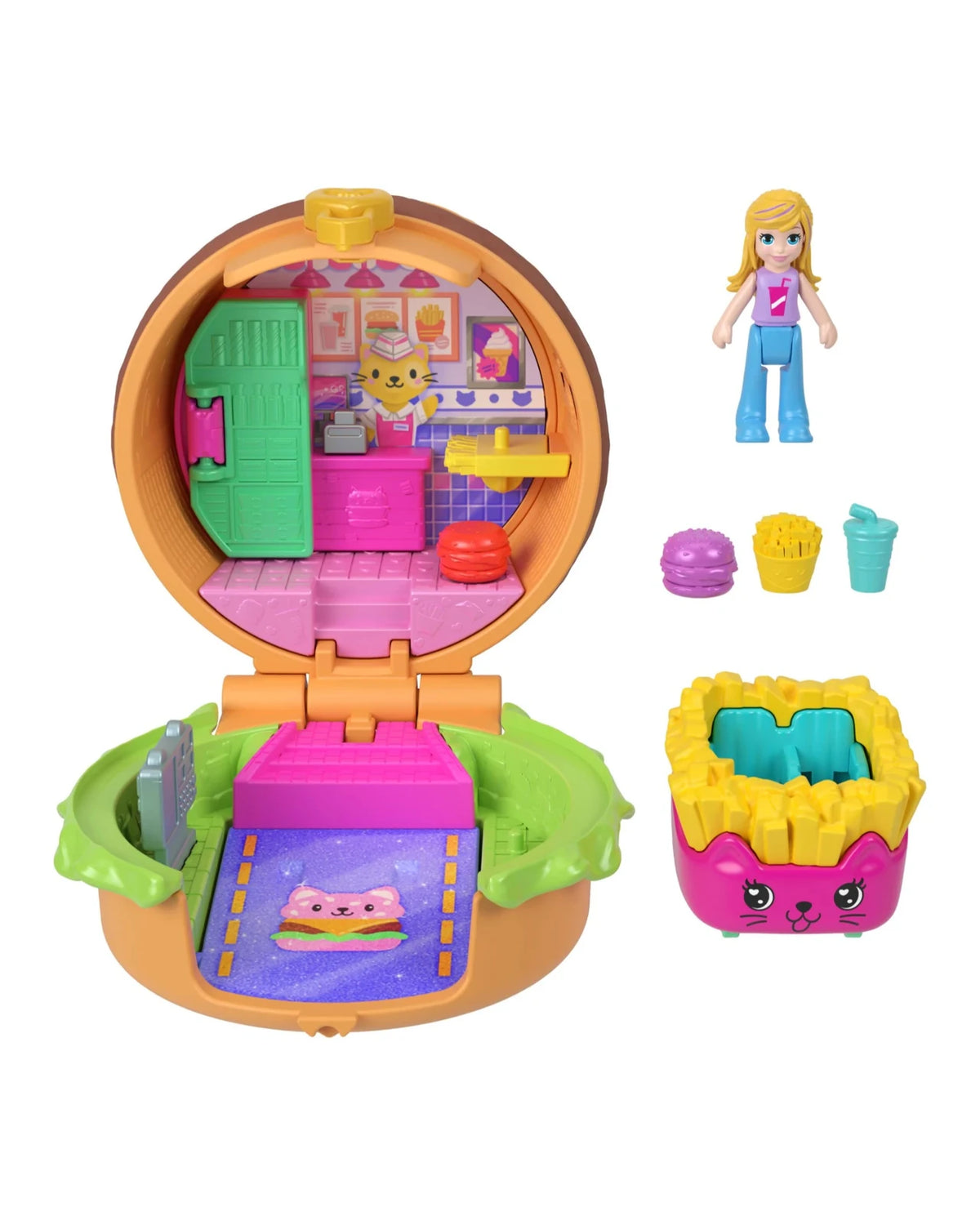 Polly Pocket Tiny Take Out Reveal Compact Playset Assorted