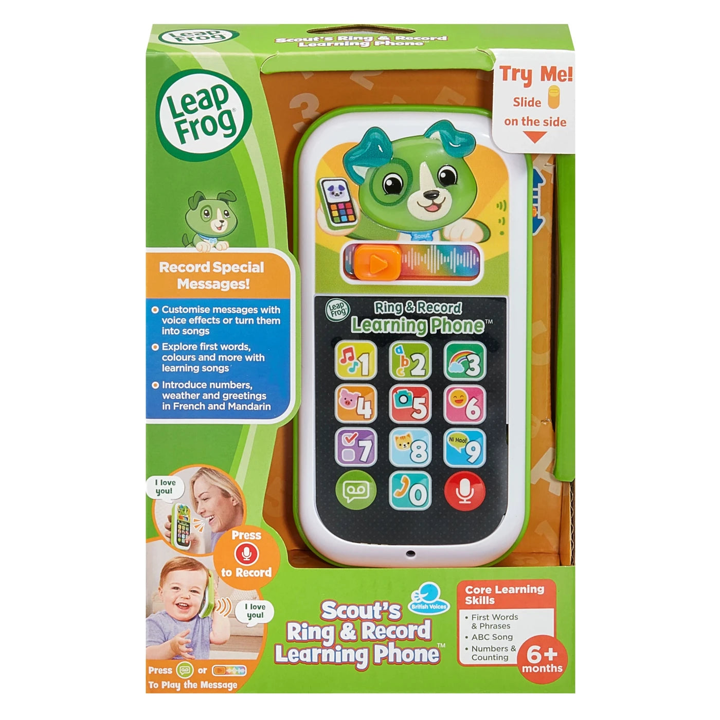 Leap Frog Scout's Ring & Record Learning Phone