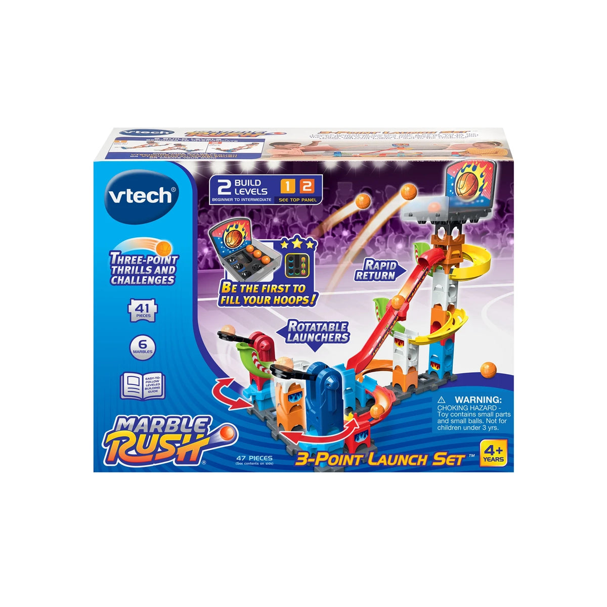 Vtech Marble Rush Slam Dunk Contest 3 Point Launch Set
