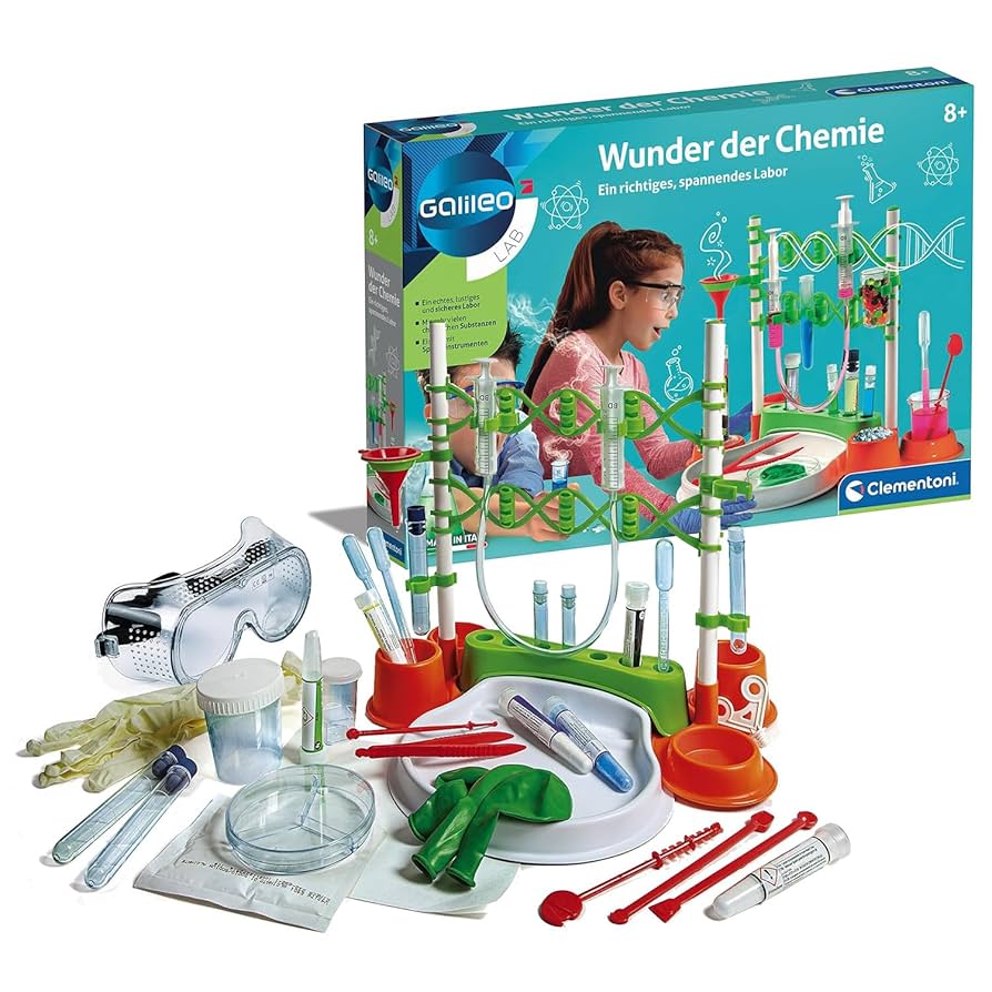 Clementoni Amazing Chemistry Set 180 Experiments