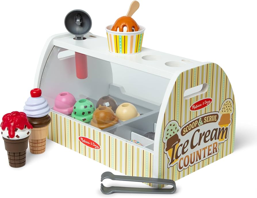 MND74905 Scoop &amp; Serve Ice Cream Counter Playset