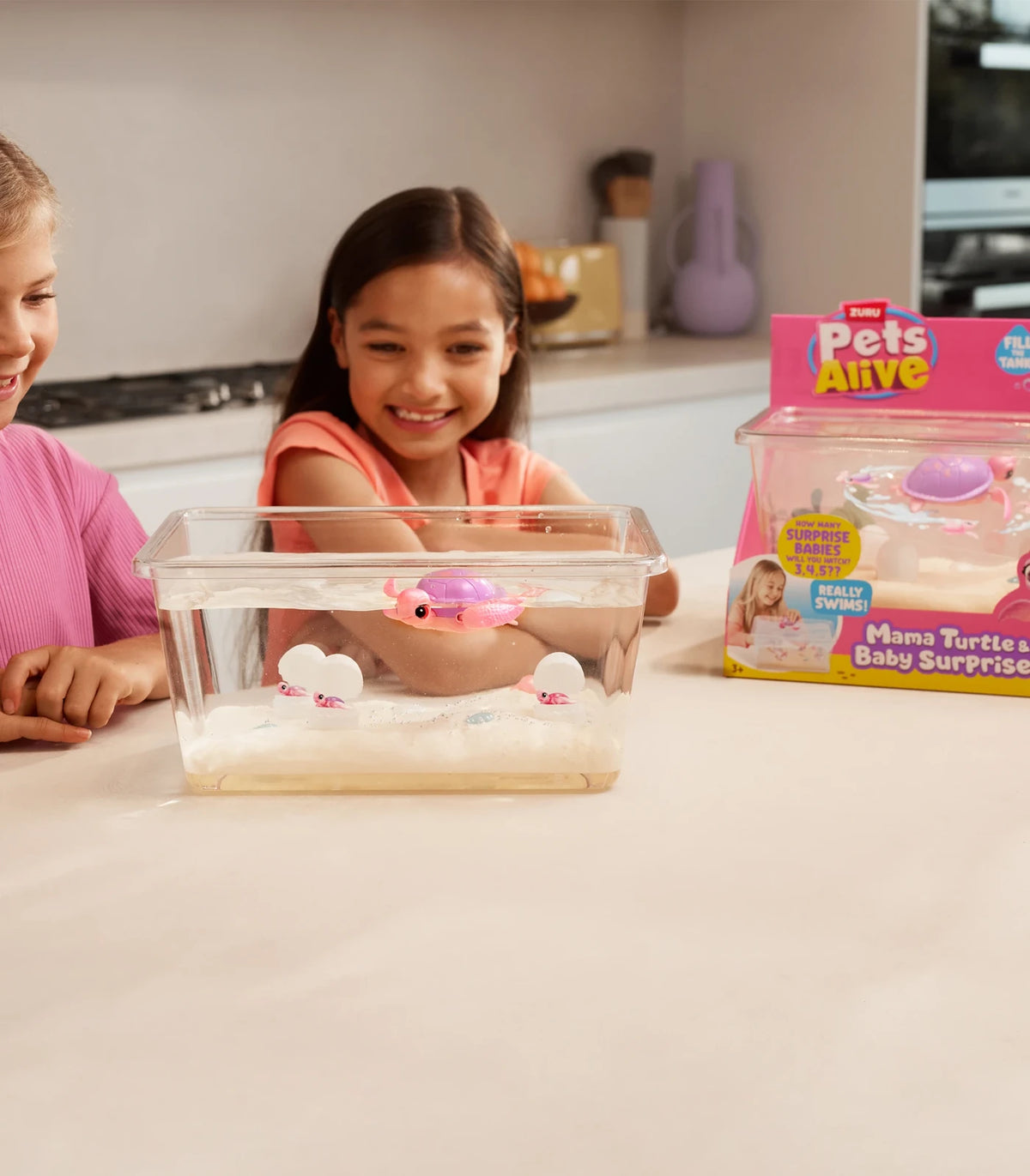 Zuru Pets Alive Mama Turtle &amp; Baby Surprise