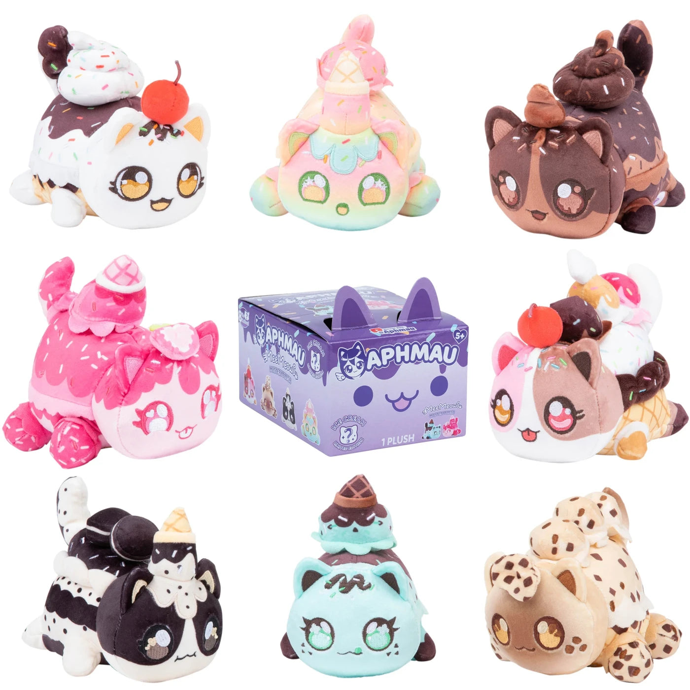 Aphmau MeeMeows 6inch Mystery Plush - Ice Cream
