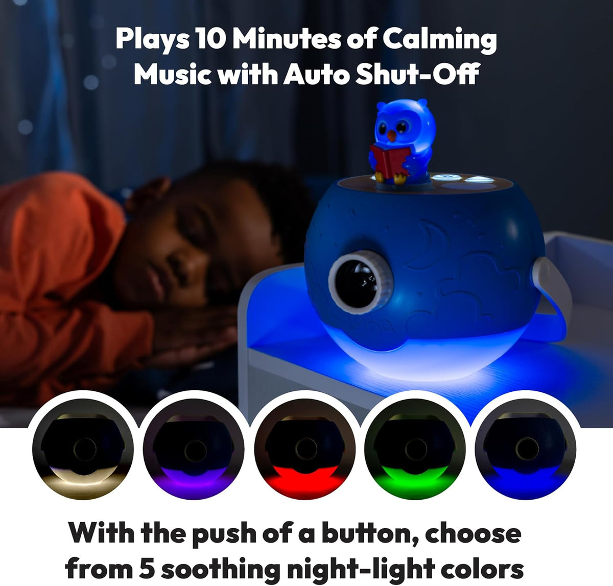 Luna Storytime Projector (USB-C cable incl or req 4 x AA batteries)