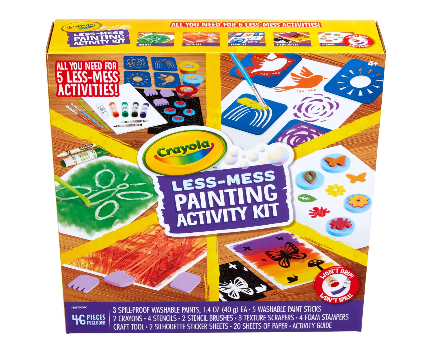 Crayola Less Mess Painting Activity Kit