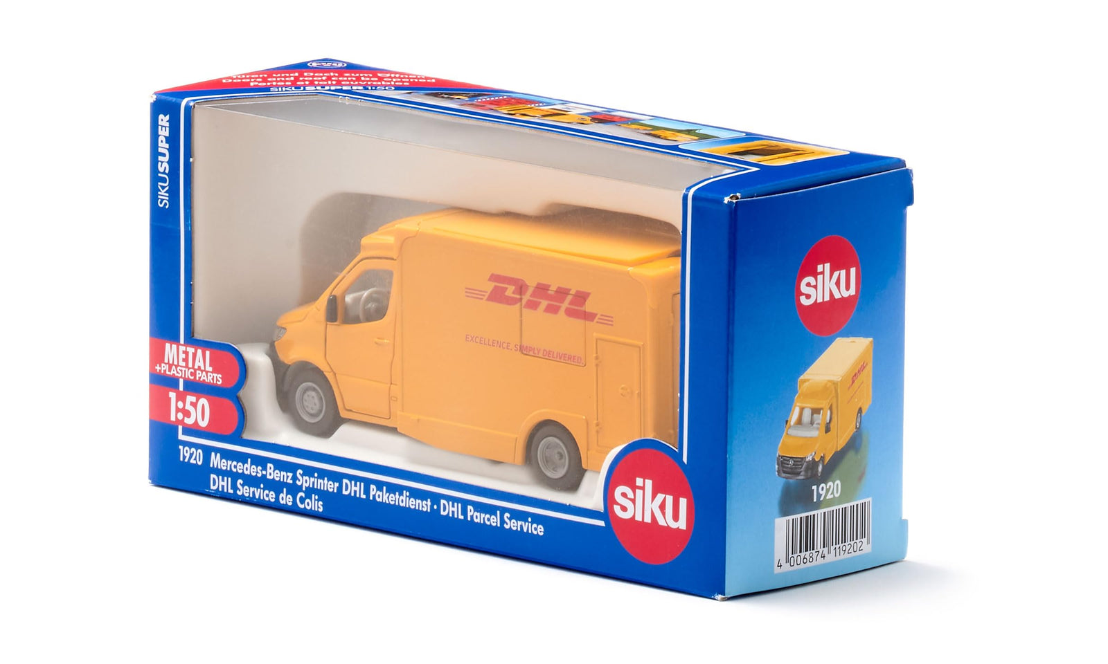 Siku 1920 Mercedes Benz Sprinter DHL Truck