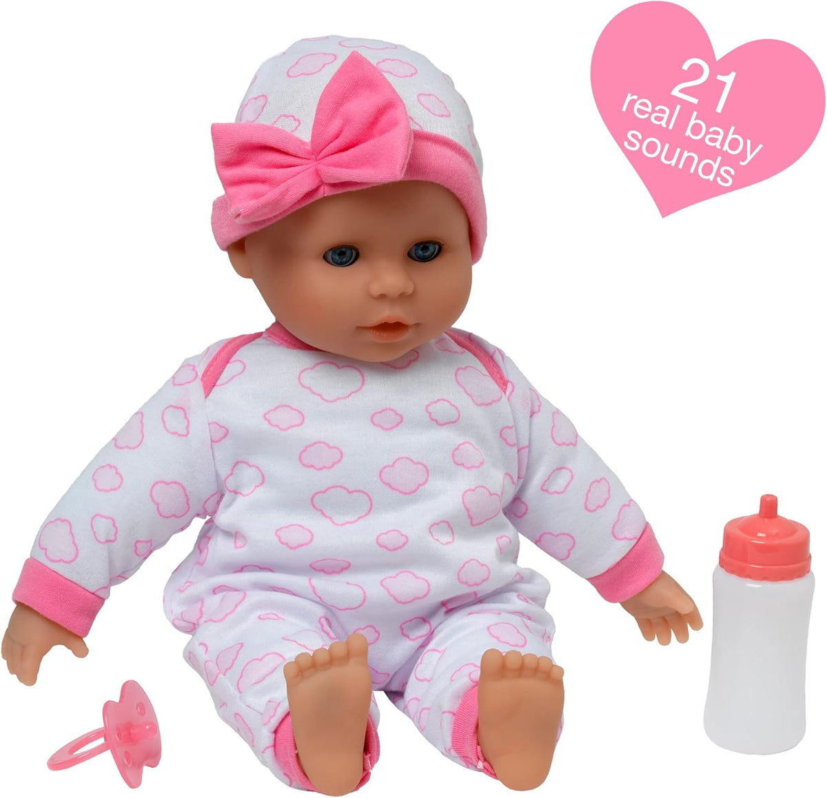 Dolls World Baby Babble demo batteries included