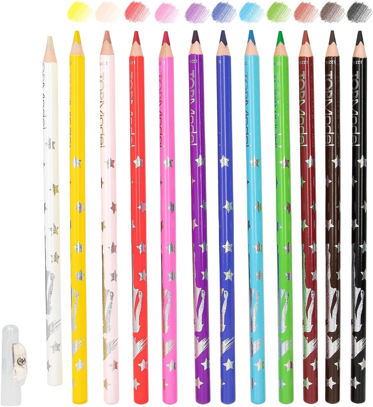 Top Model Pencils 12 pack Basic Colours