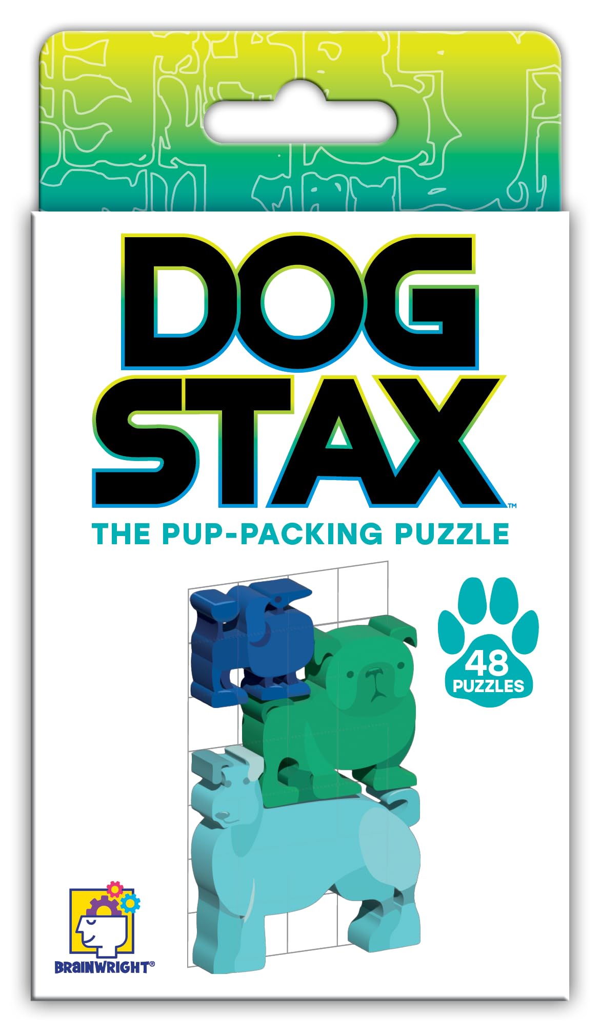 Brainwright Dog Stax The Pup-Packing Puzzle