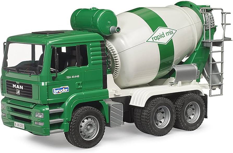 Bruder 02739 1/16 MAN TGA Cement Mixer Truck Rapid Mix