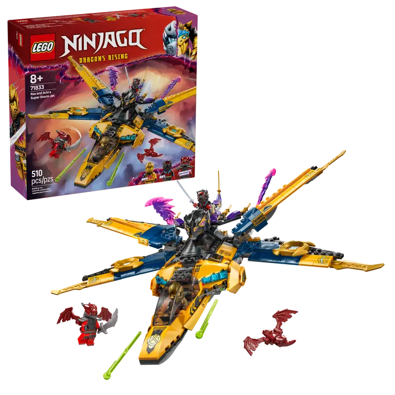Lego 71833 Ninjago Ras and Arin's Super Storm Jet