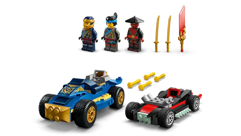 Lego 71840 Ninjago Rogue vs. Drix Race Car Set Duel