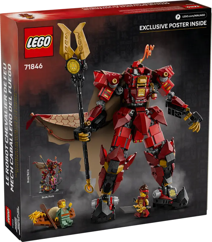 Lego 71846 Ninjago The Fire Knight Mech