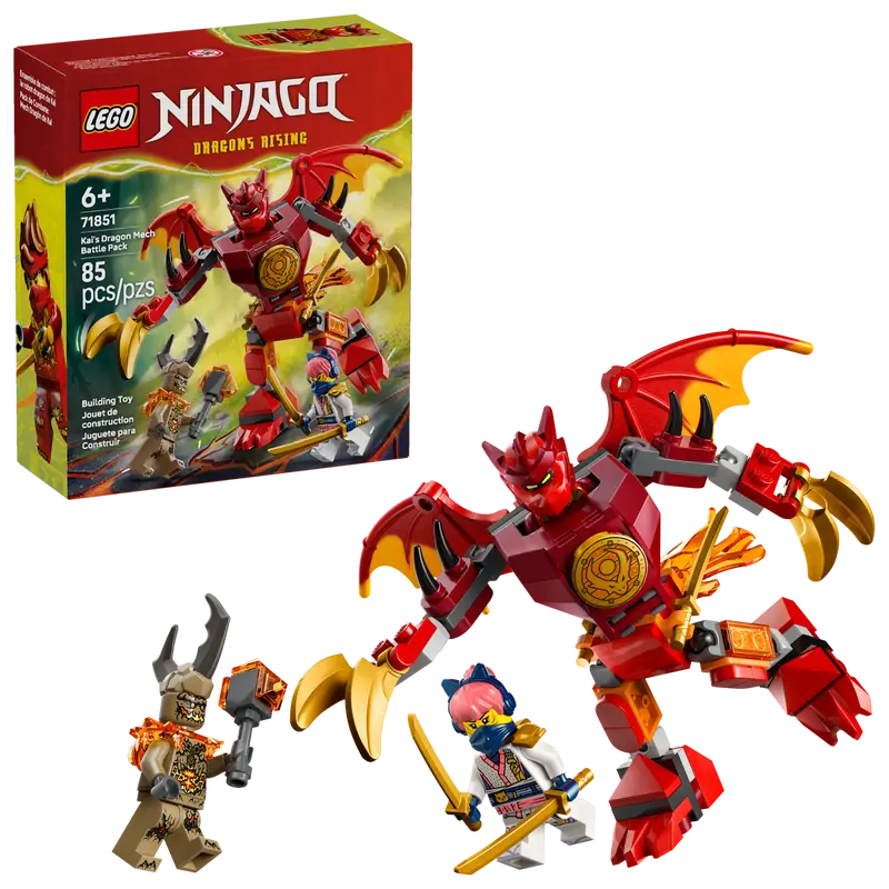 Lego 71851 Ninjago Kai's Dragon Mech Battle Pack
