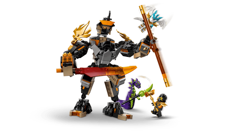 Lego 71854 Ninjago Cole's Mission Mech &amp; Dragon Zane