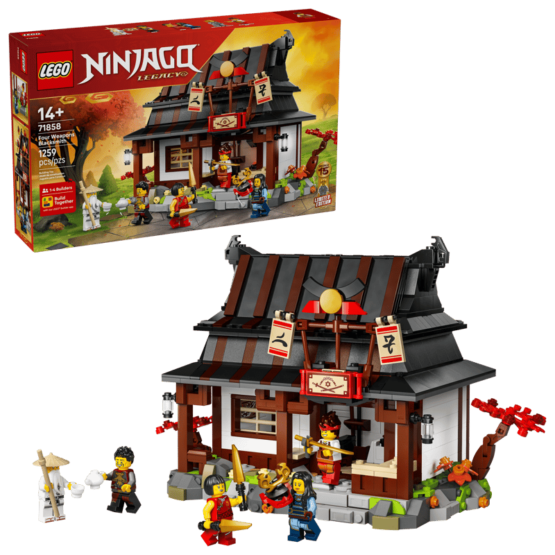 Lego 71858 Ninjago Four Weapons Blacksmith 15th Anniversary