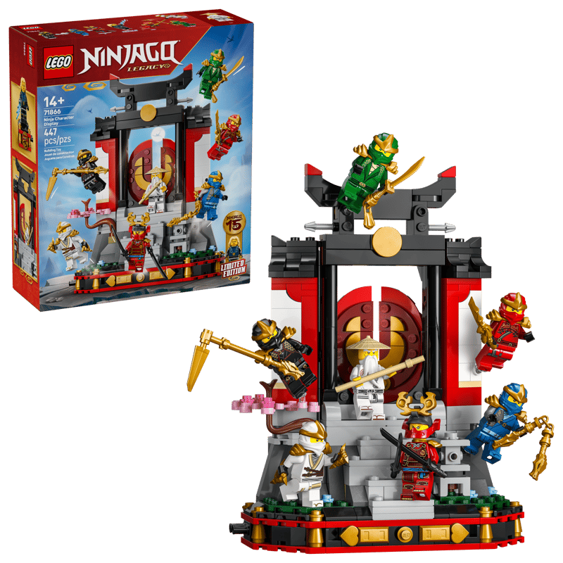 Lego 71866 Ninjago Ninja Character Display 15th Anniversary