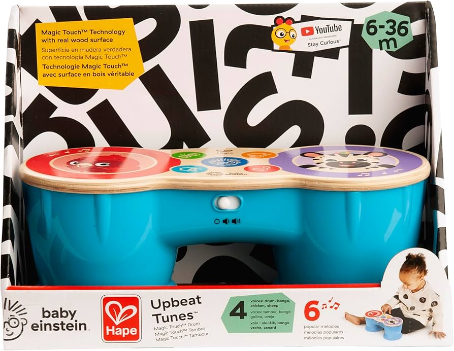 Baby Einstein Hape Upbeat Tunes Magic Touch Drum