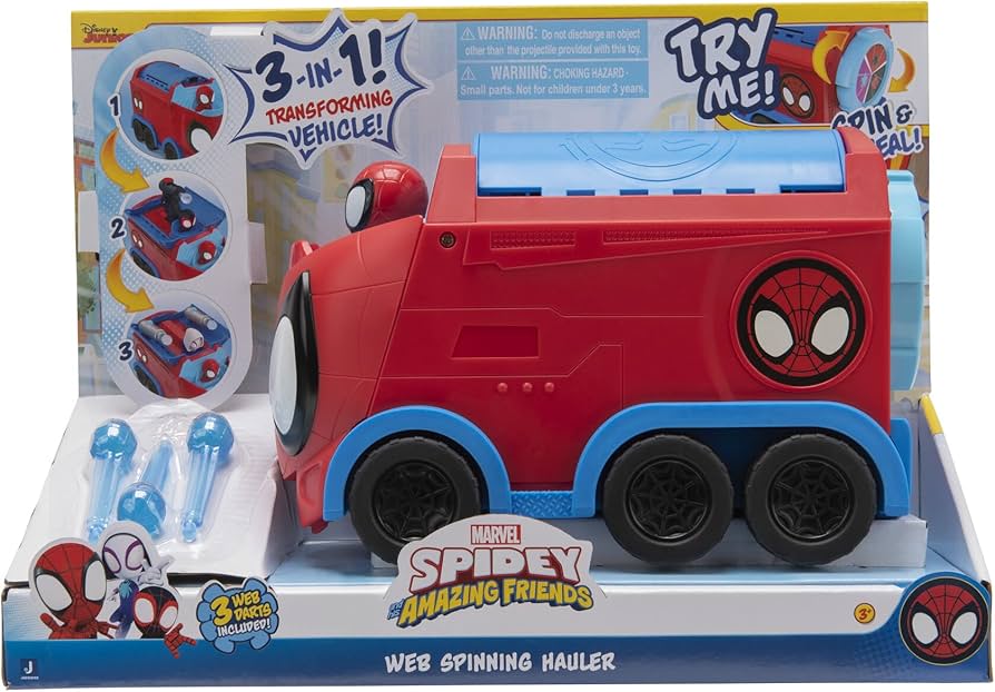 Spidey and his Amazing Friends Web Spinning Hauler
