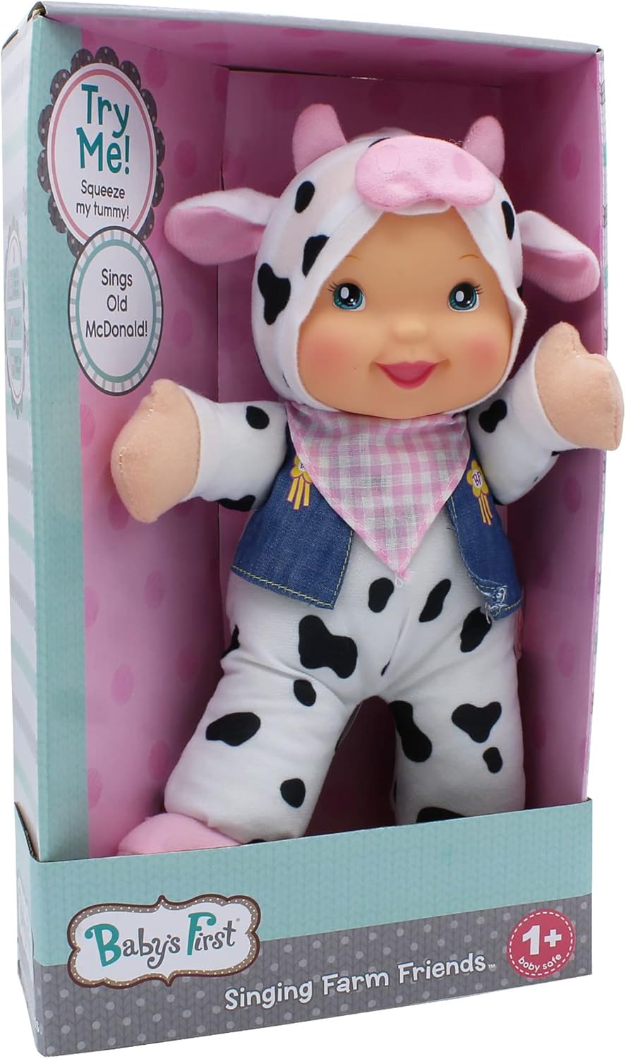 Baby&#39;s First Singing Farm Friends Doll Assorted Styles