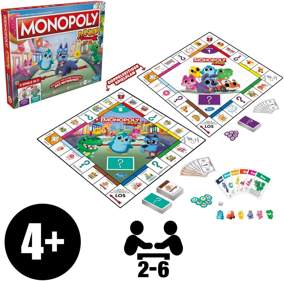 Monopoly Junior 2 in 1 Games