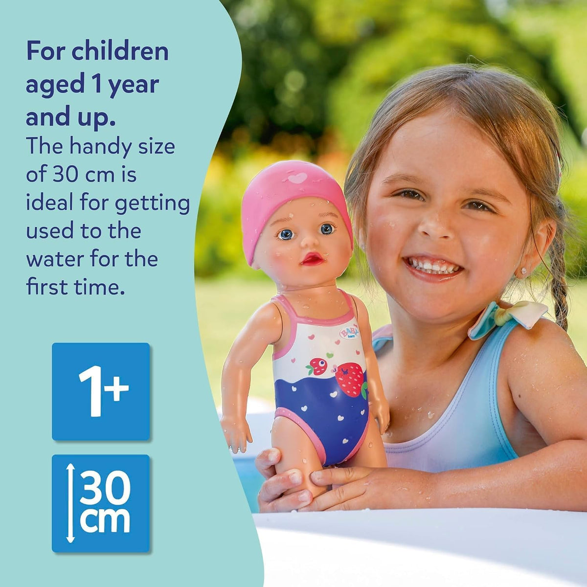 Baby Born Swimming Lizzie 30cm (Mechanical Function)