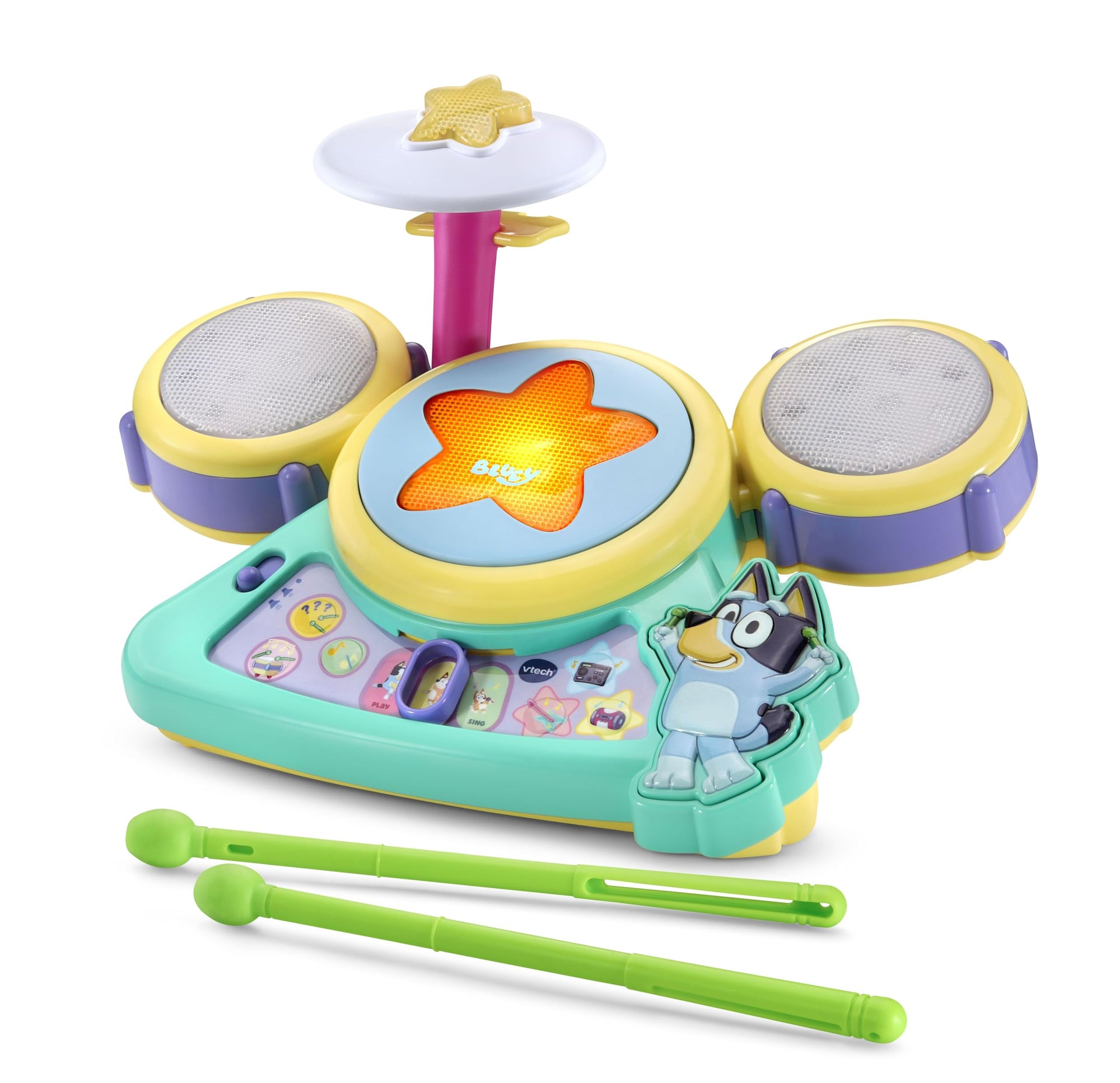 Vtech Bluey Hooray Drum Set