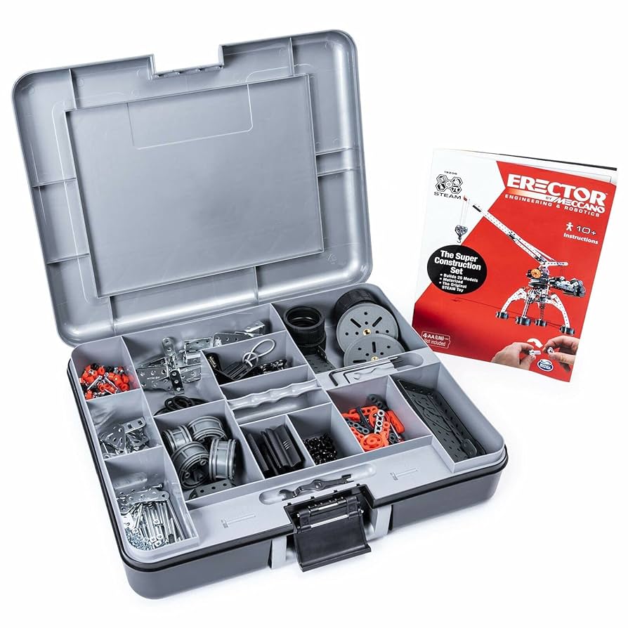 Meccano 25 in 1 Super Construction Set in Case