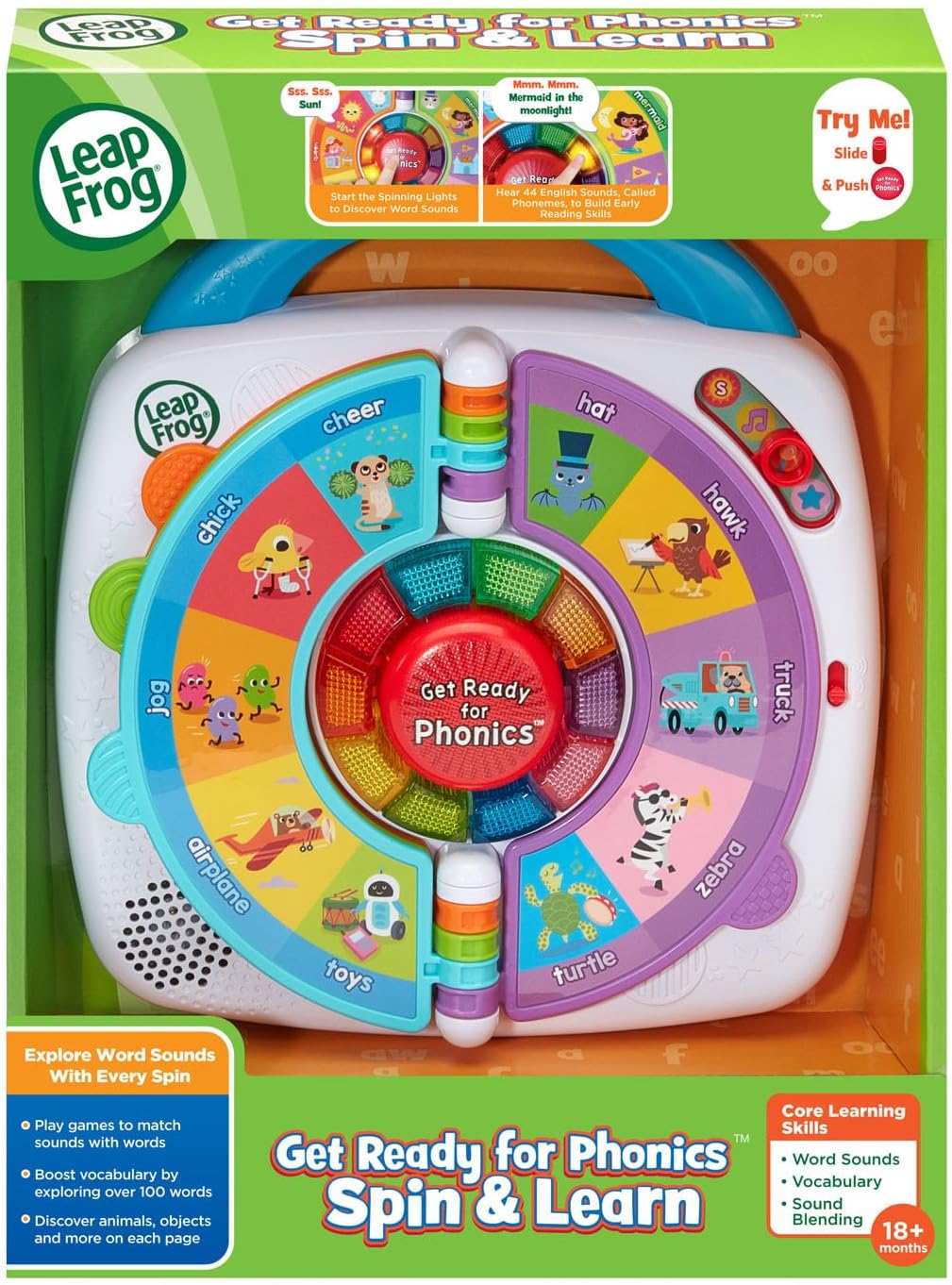 Leap Frog My 1st Phonics Spin & Learn - 3AA Demo Batteries Included