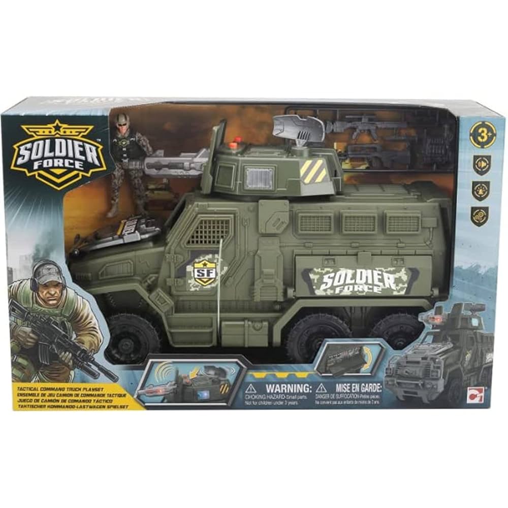 Soldier Force Tactical Command Truck Playset