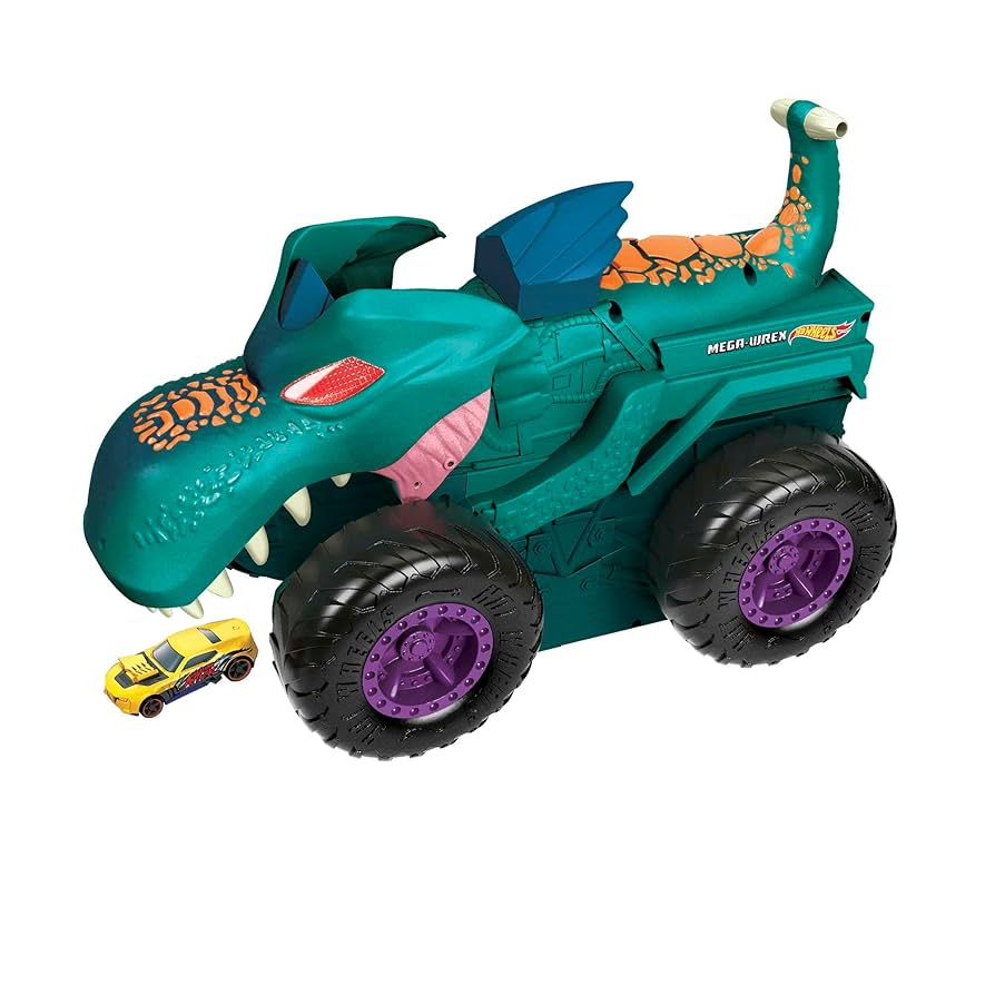 Hot Wheels Monster Trucks Car Chompin&#39; Mega Wrex