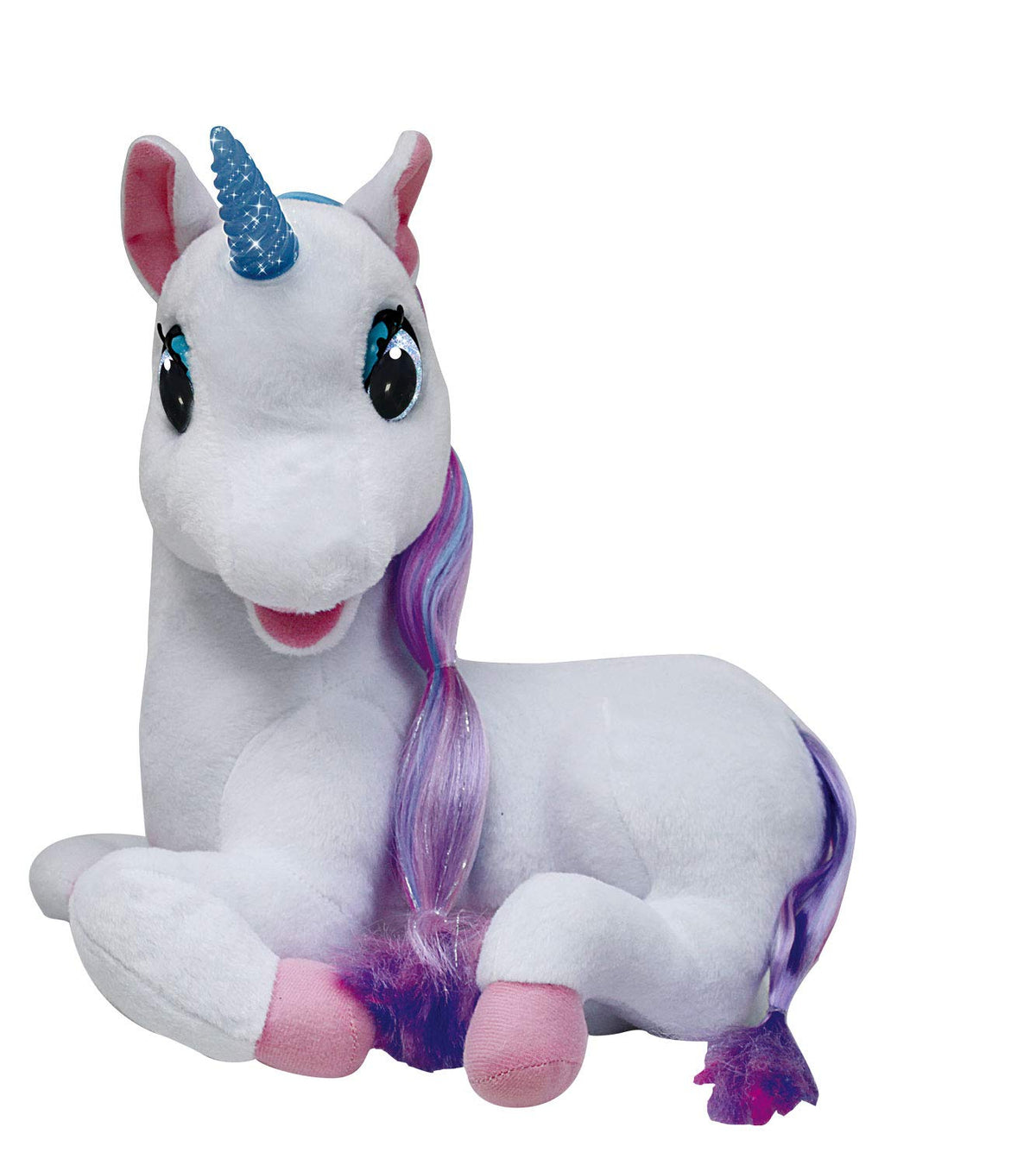 Bambolina Soft Plush 36cm Unicorn LUNA with 3 Fairy Tales