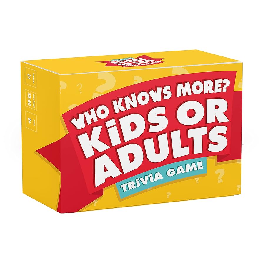 Who Knows More? Kids or Adults Trivia Game