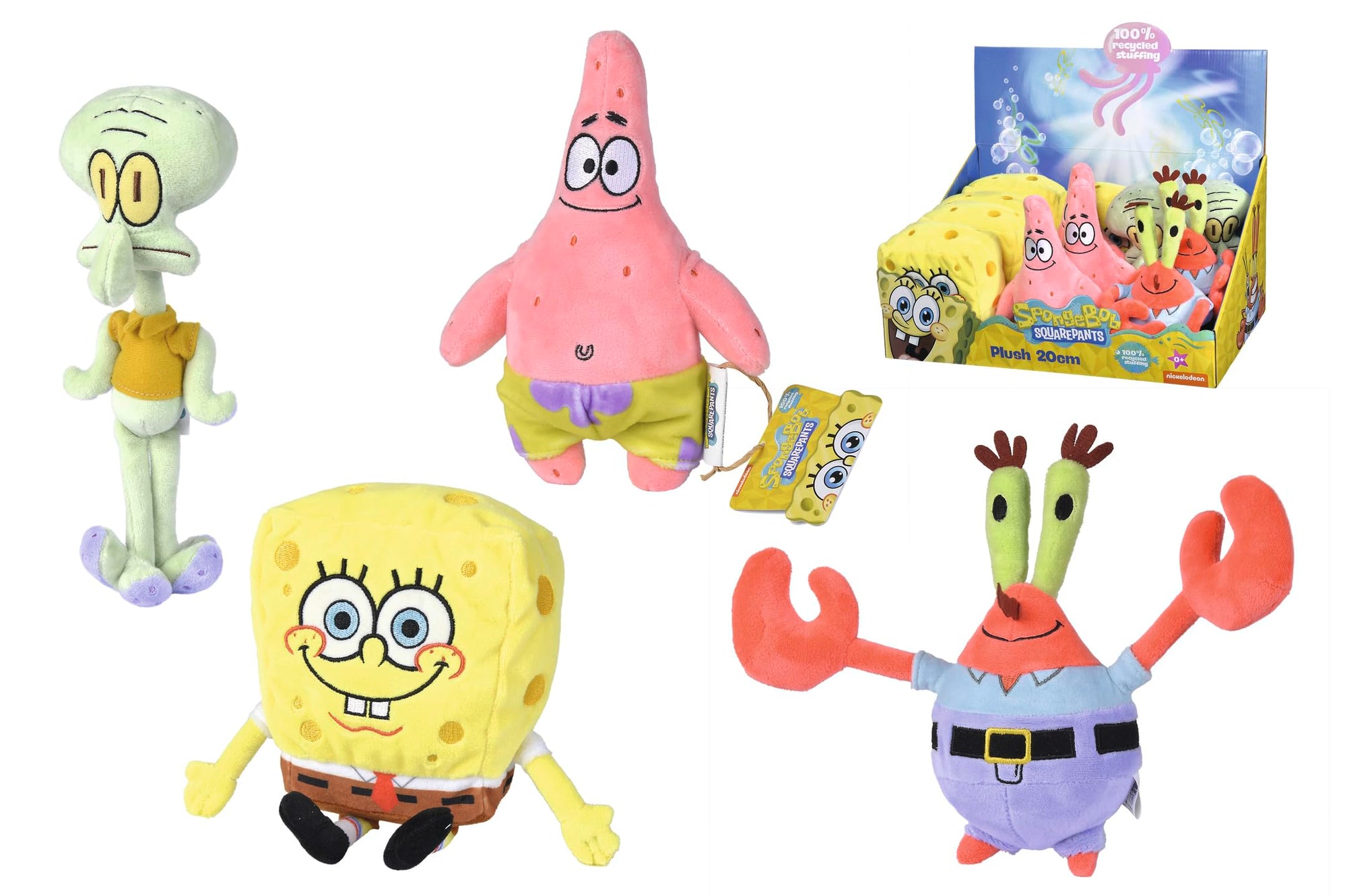 Spongebob Squarepants 20cm Plush Assorted