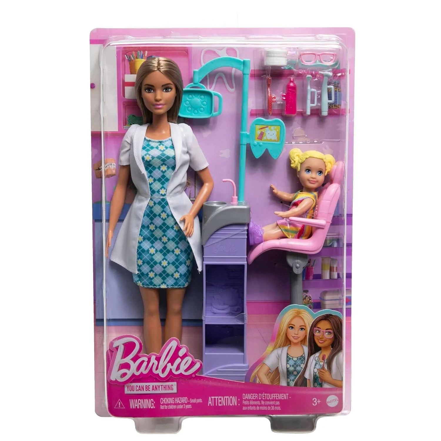 Barbie Careers Playset - Dentist HKT70 Barbie Ash Hair Blonde Child