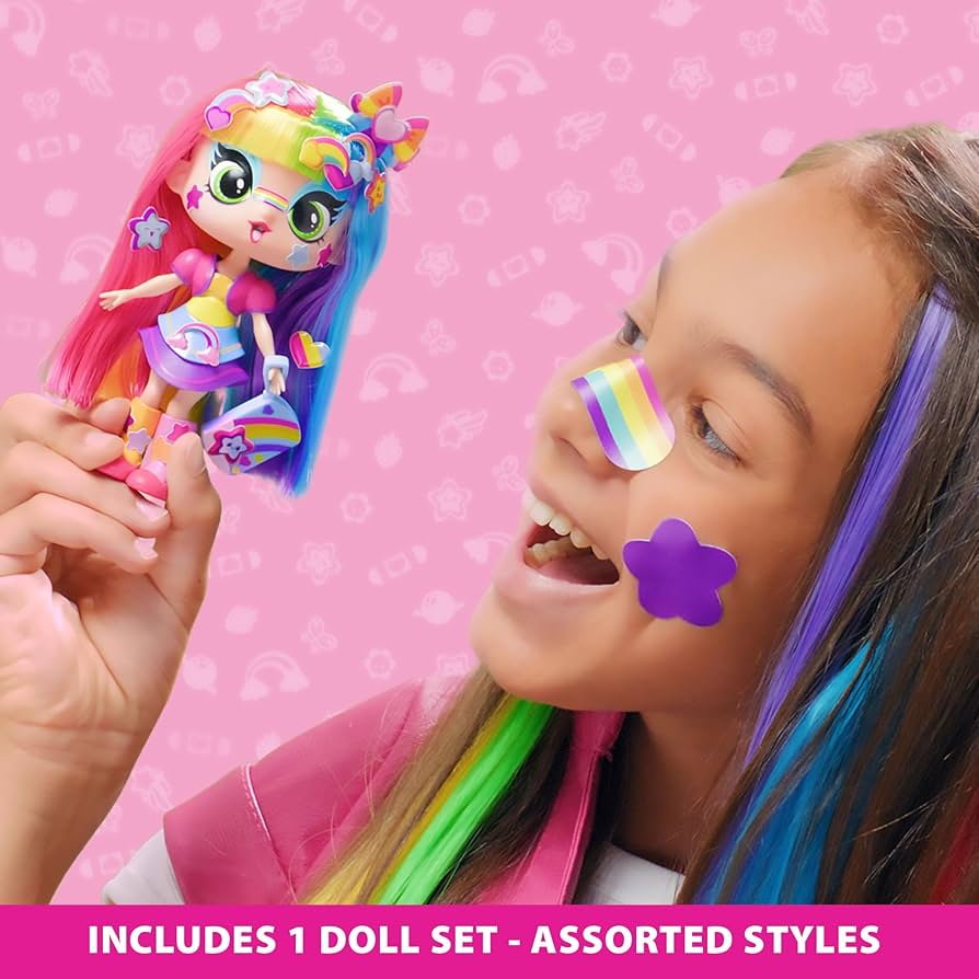 Decora Girlz 5&quot; Sticker N Style Dolls Assorted