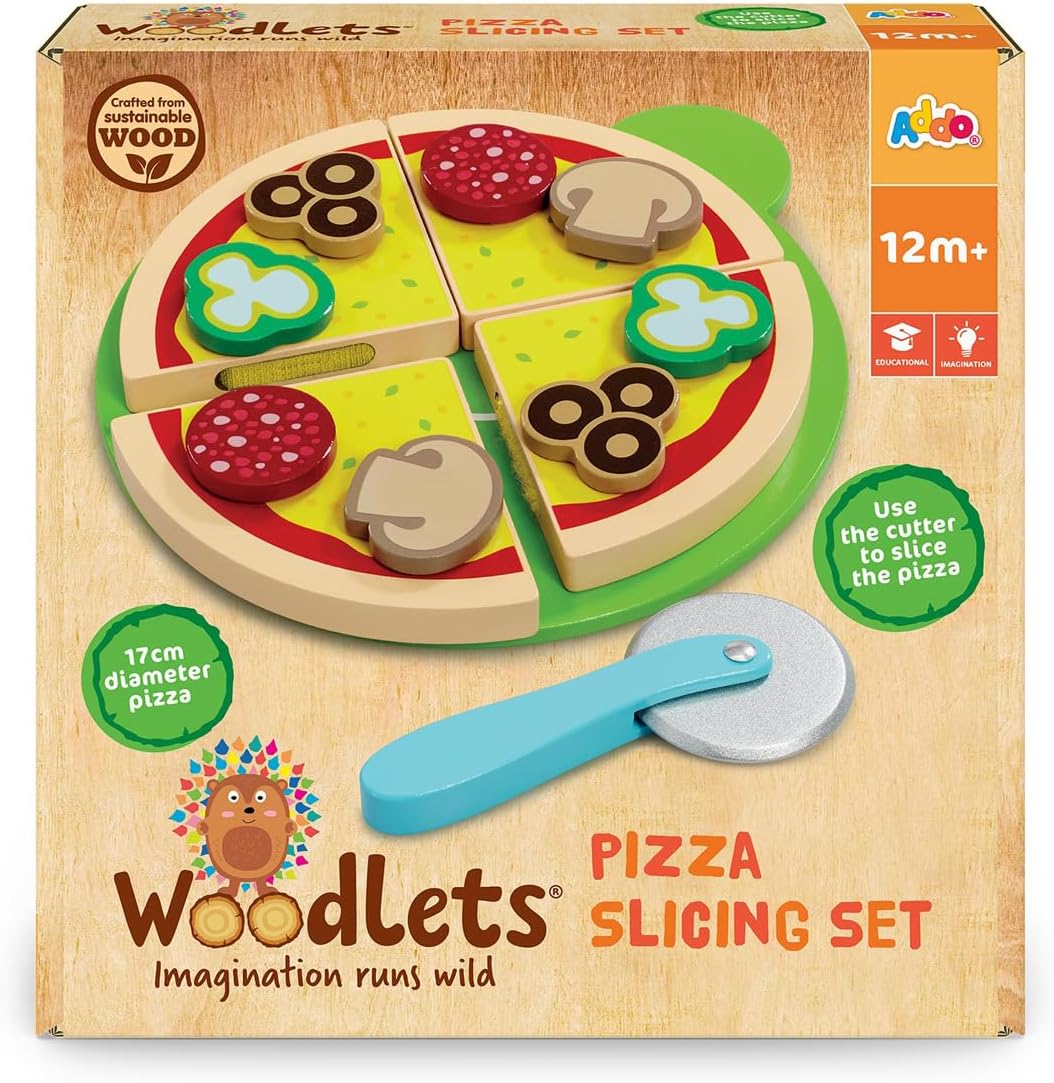 Woodlets Pizza Slicing Set
