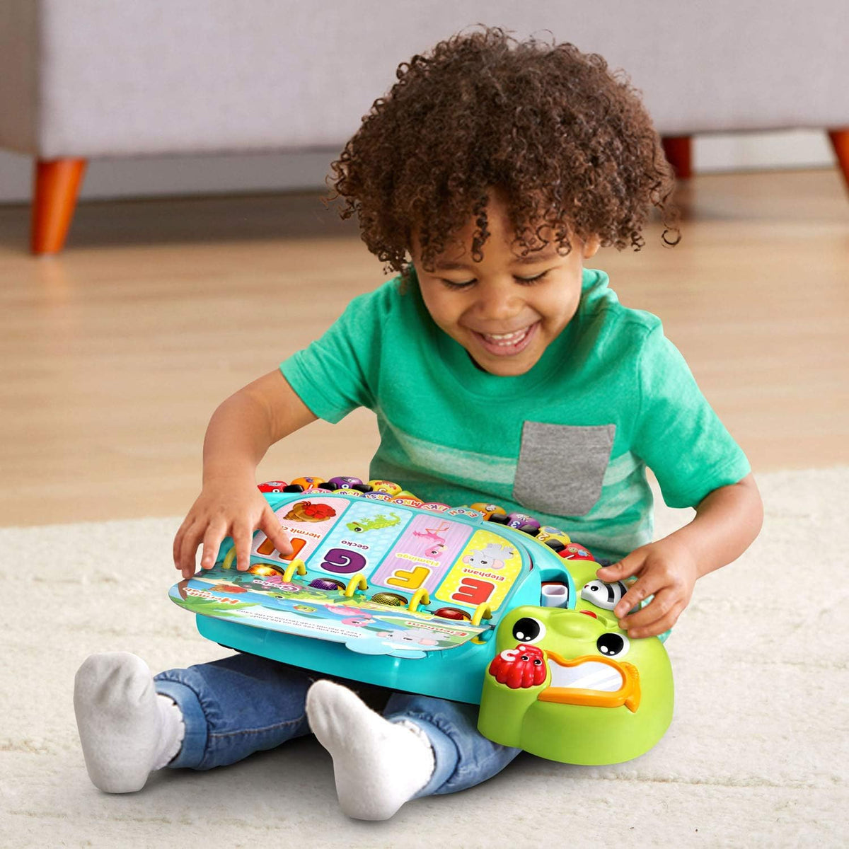 Vtech Touch and Teach Sea Turtle includes 2 x AA demo batteries