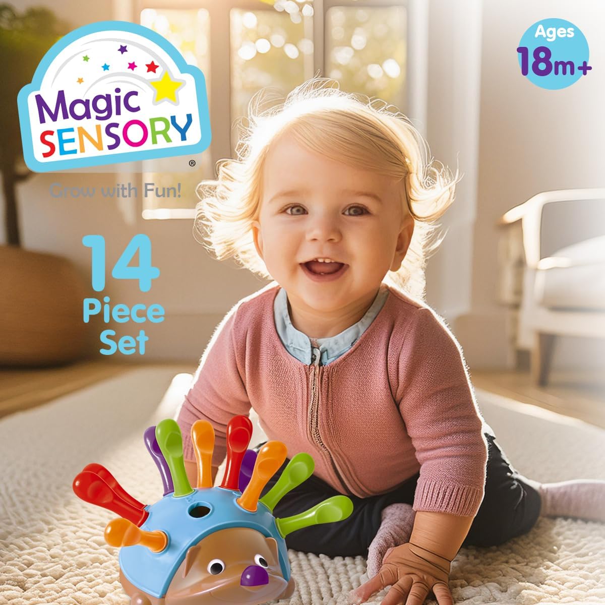 Magic Sensory Motor Skills Echidna Sorting Toy