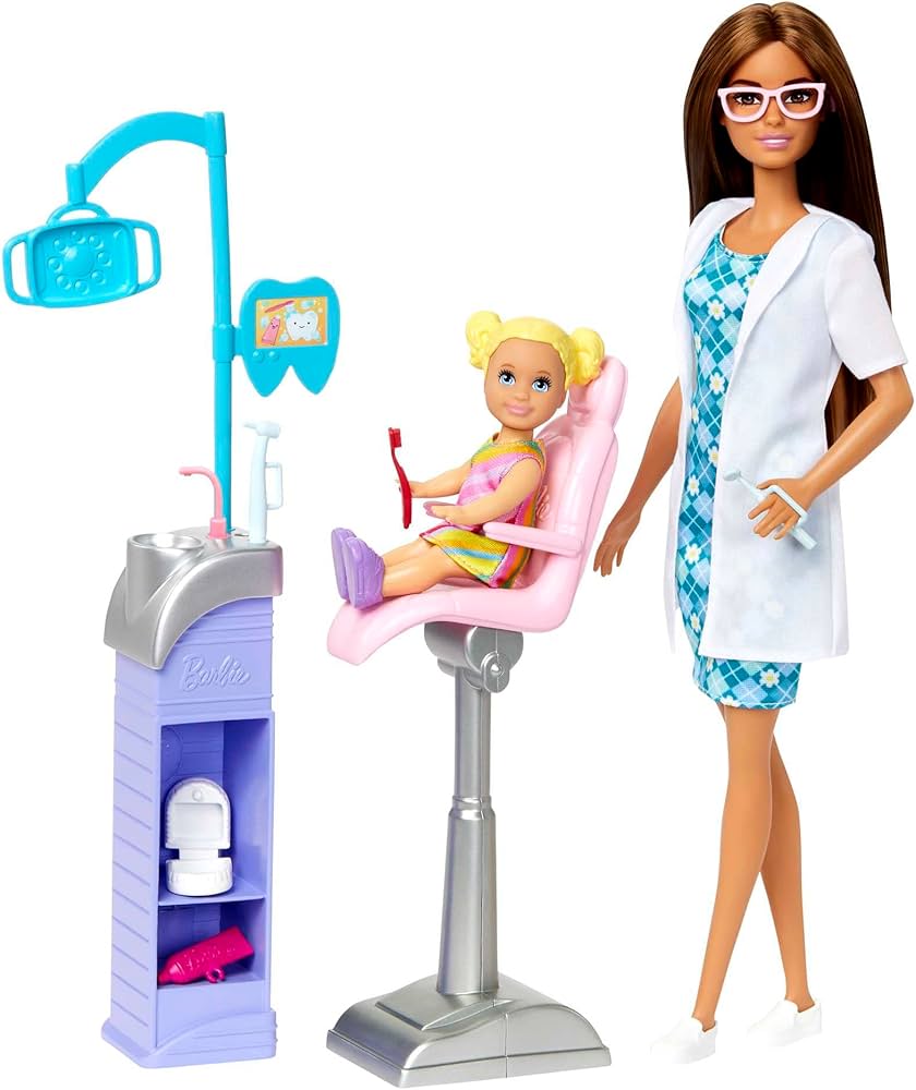 Barbie Careers Playset - Dentist HKT70 Barbie Ash Hair Blonde Child