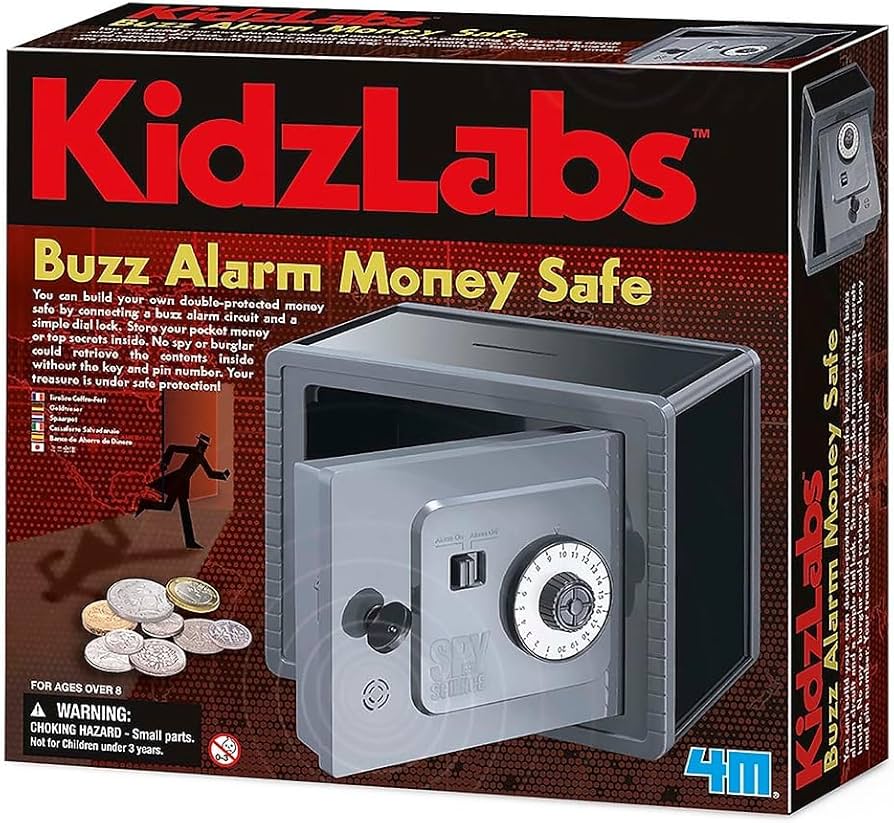 4M Kidz Labs Money Safe req 1 x AA battery