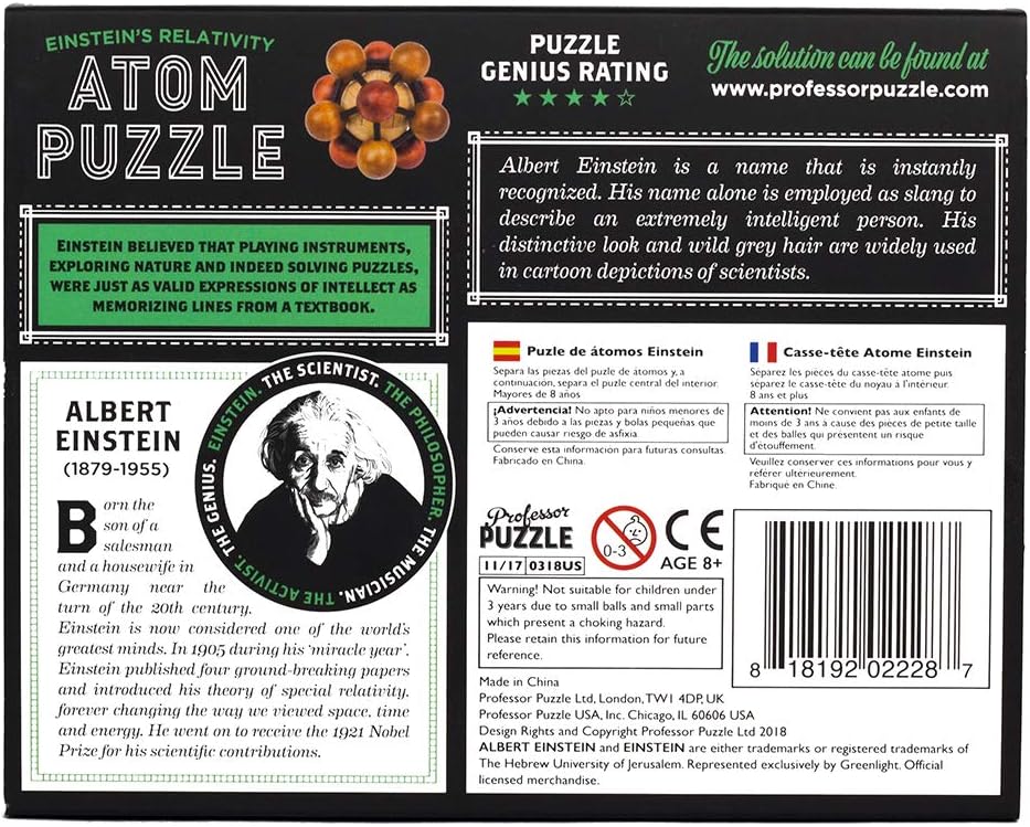 The Einstein Collection Atom Puzzle