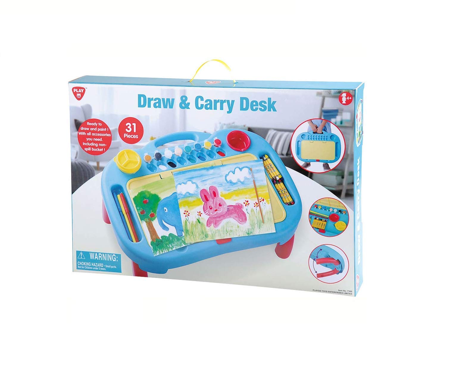 PLAYGO TOYS ENT. LTD. Draw and Carry Desk
