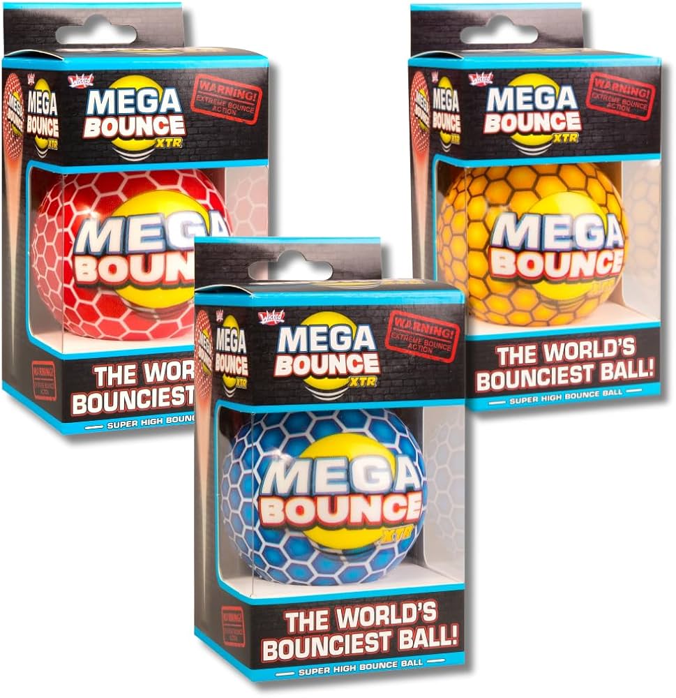 Wicked Mega Bounce XTR High Bounce Ball Assorted
