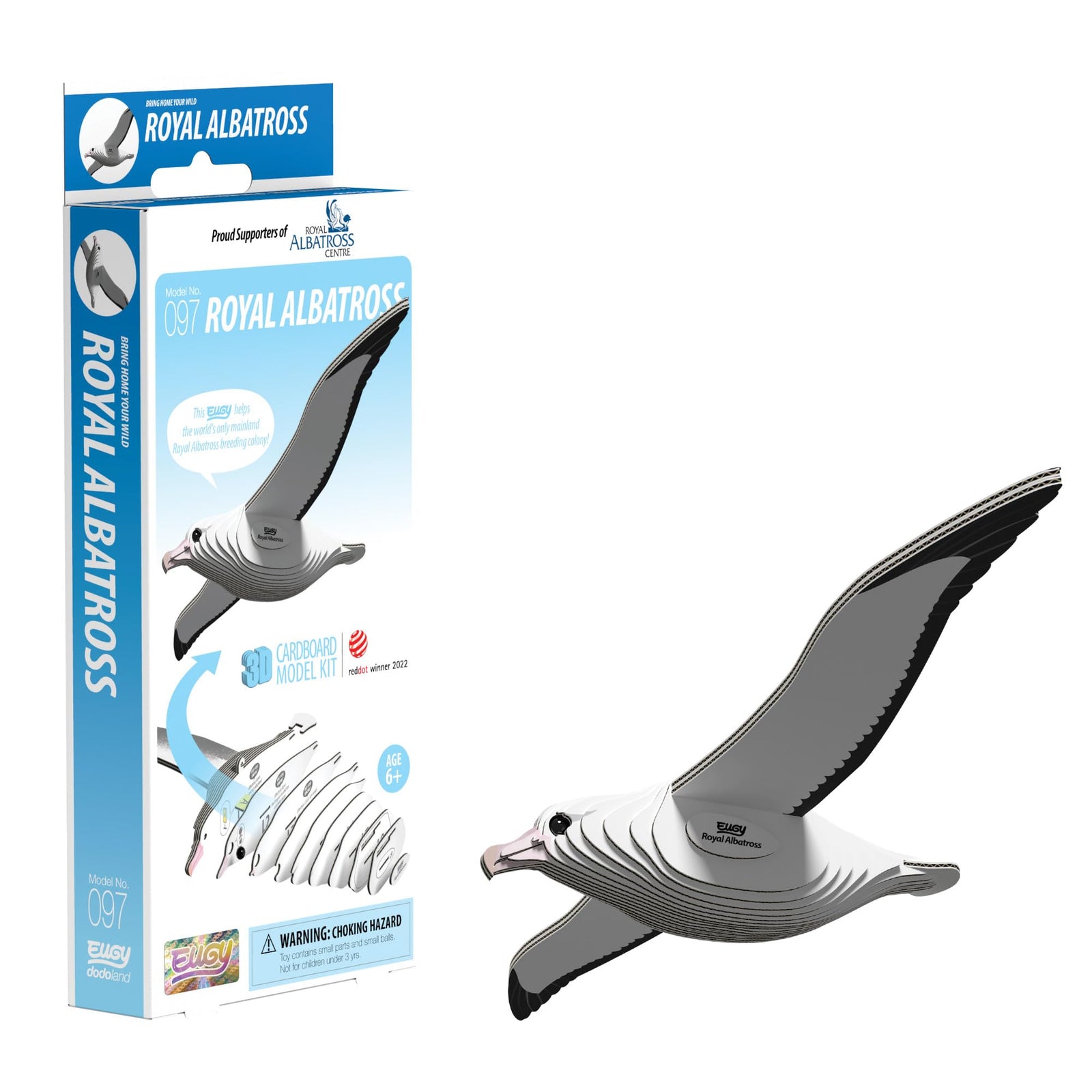 Eugy Cardboard Model Kit Royal Albatross